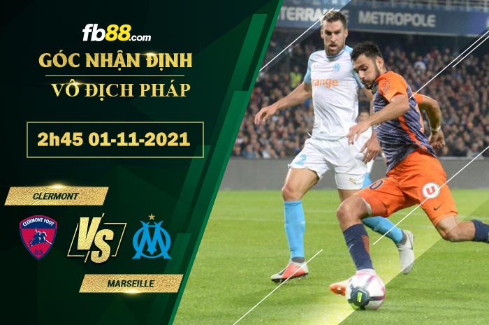 Fb88 soi kèo trận đấu Clermont vs Marseille