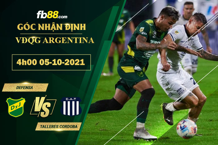 Fb88 soi kèo trận đấu Defensa vs Talleres Cordoba