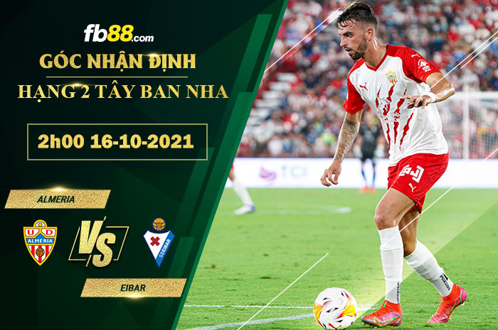 Fb88 soi kèo trận đấu Eibar vs Almeria