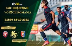 Fb88 soi kèo trận đấu FC Botosani vs Chindia Targoviste