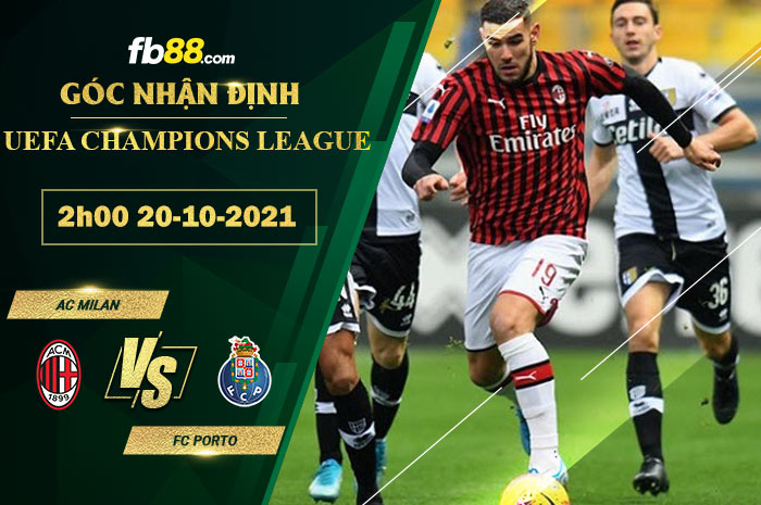 Fb88 soi kèo trận đấu FC Porto vs AC Milan