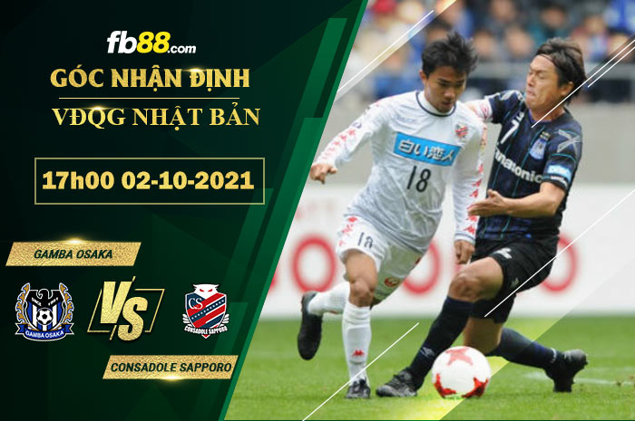 Fb88 soi kèo trận đấu Gamba Osaka vs Consadole Sapporo