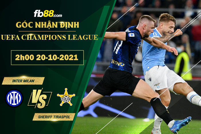 Fb88 soi kèo trận đấu Inter Milan vs Sheriff Tiraspol