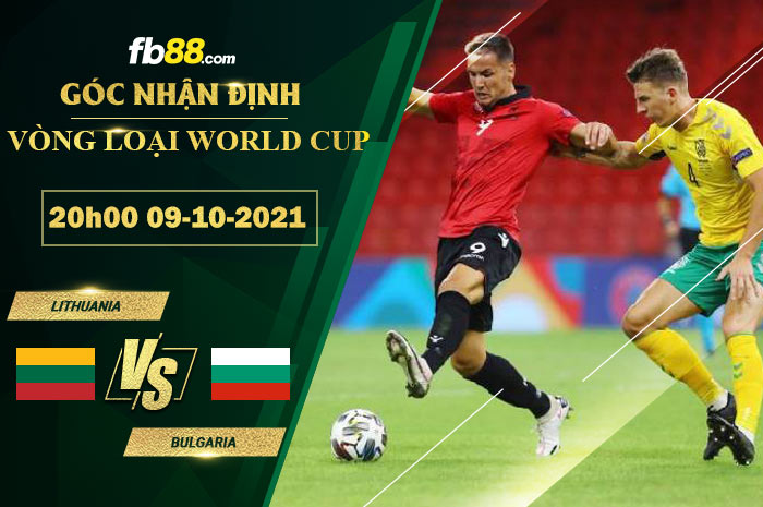 Fb88 soi kèo trận đấu Lithuania vs Bulgaria