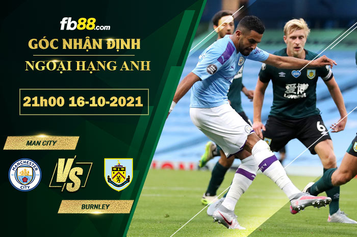 Fb88 soi kèo trận đấu Man City vs Burnley