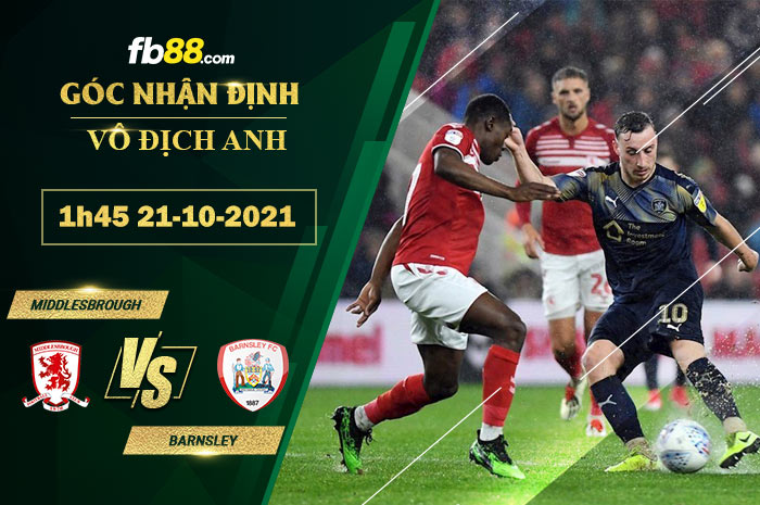 Fb88 soi kèo trận đấu Middlesbrough vs Barnsley