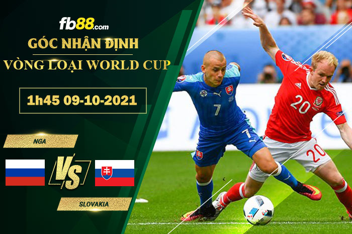 Fb88 soi kèo trận đấu Nga vs Slovakia