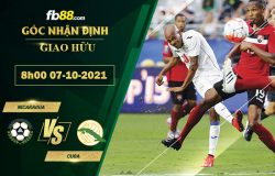 Fb88 soi kèo trận đấu Nicaragua vs Cuba