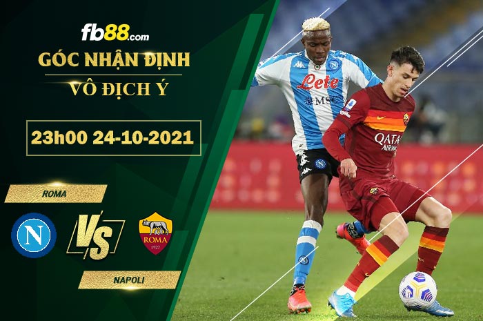 Fb88 bảng kèo trận đấu Roma vs Napoli