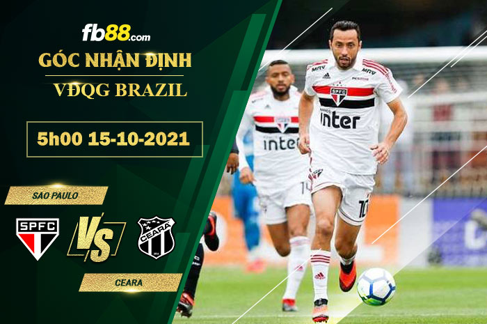 Fb88 soi kèo trận đấu Sao Paulo vs Ceara