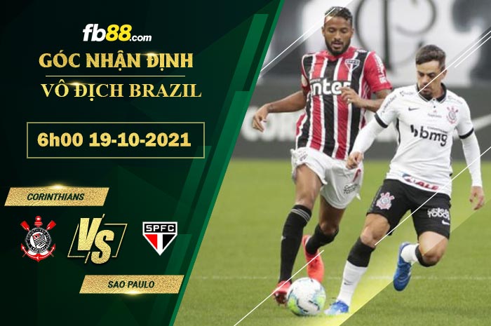 Fb88 soi kèo trận đấu Sao Paulo vs Corinthians