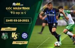 Fb88 soi kèo trận đấu Sassuolo vs Inter Milan