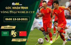 Fb88 soi kèo trận đấu Saudi Arabia vs Trung Quốc