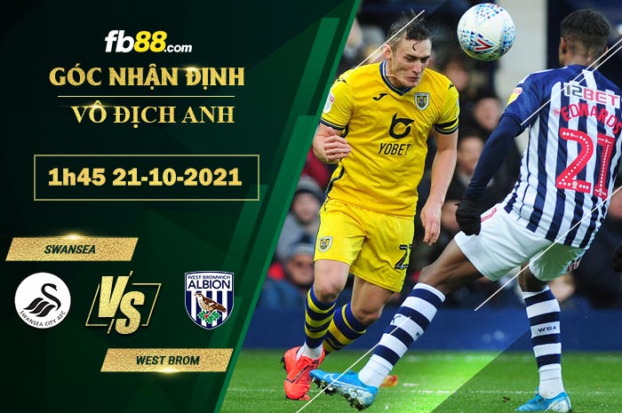 Fb88 soi kèo trận đấu Swansea vs West Brom