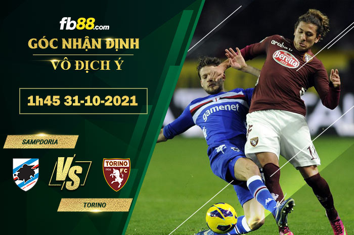 Fb88 soi kèo trận đấu Torino vs Sampdoria