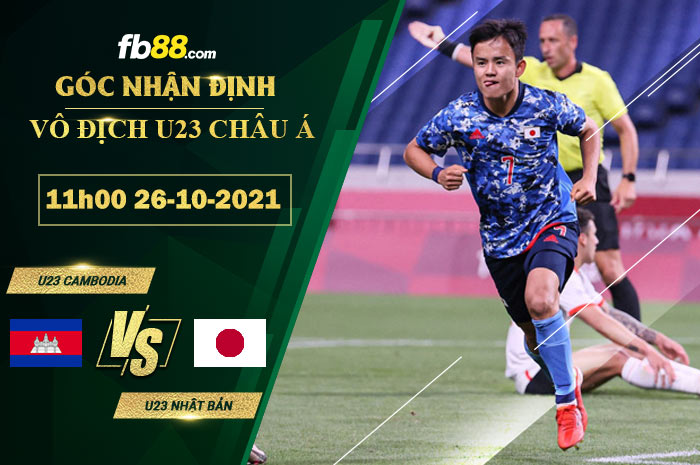 Fb88 soi kèo trận đấu U23 Nhật Bản vs U23 Cambodia