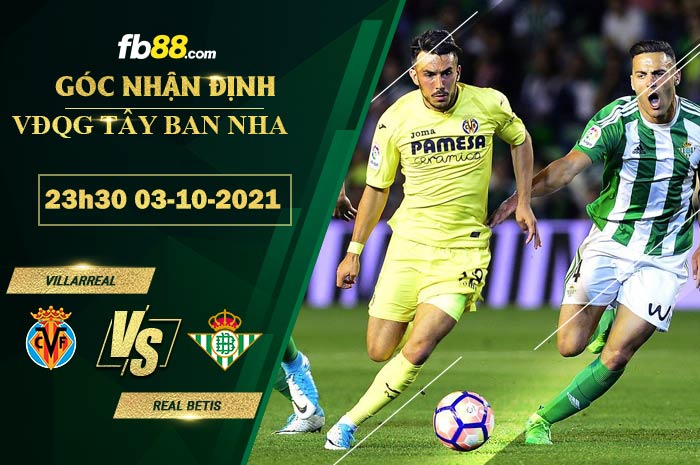 Fb88 soi kèo trận đấu Villarreal vs Real Betis