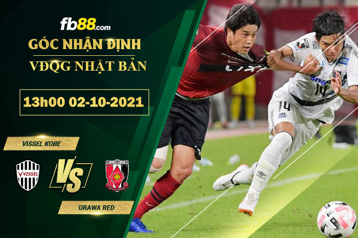 Fb88 soi kèo trận đấu Vissel Kobe vs Urawa Red