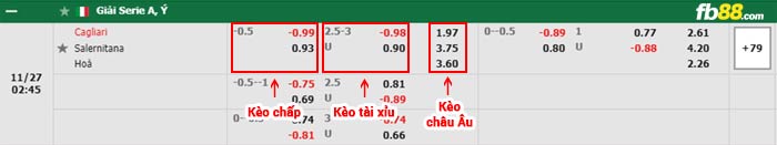 fb88-bảng kèo trận đấu Cagliari vs Salernitana