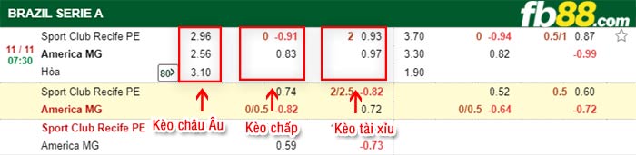fb88-bảng kèo trận đấu Club Recife vs America MG