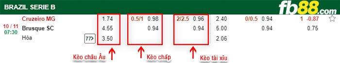 fb88-bảng kèo trận đấu Cruzeiro vs Brusque
