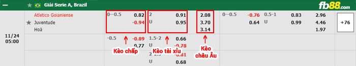 fb88-bảng kèo trận đấu Goianiense vs Juventude