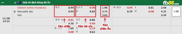 fb88-bảng kèo trận đấu Western Sydney vs Newcastle Jets
