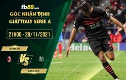 fb88-soi kèo AC Milan vs Sassuolo