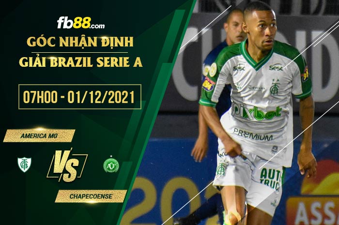 fb88-soi kèo America MG vs Chapecoense
