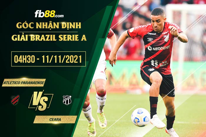 fb88-soi kèo Atletico Paranaense vs Ceara