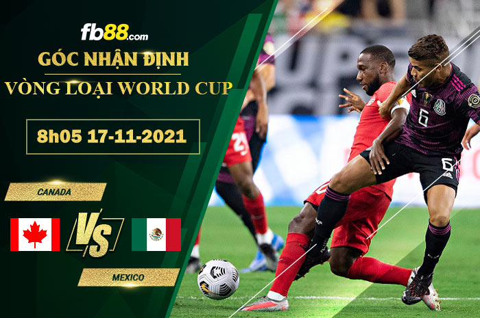 Fb88 soi kèo trận đấu Canada vs Mexico