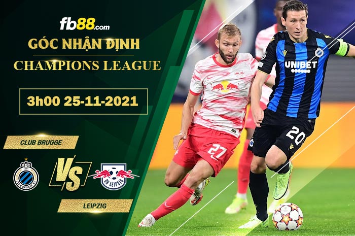Fb88 soi kèo trận đấu Club Brugge vs Leipzig