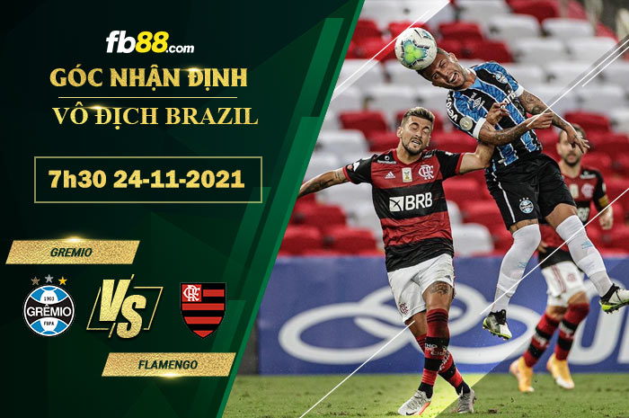 Fb88 soi kèo trận đấu Gremio vs Flamengo