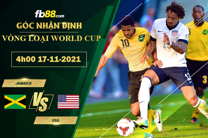 Fb88 soi kèo trận đấu Jamaica vs USA