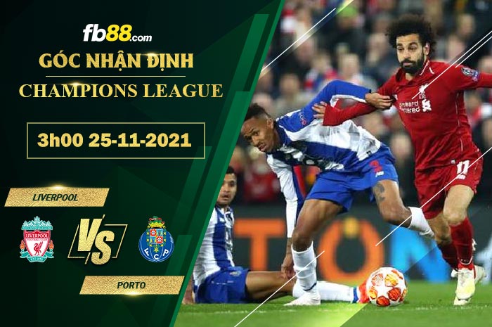 Fb88 soi kèo trận đấu Liverpool vs Porto
