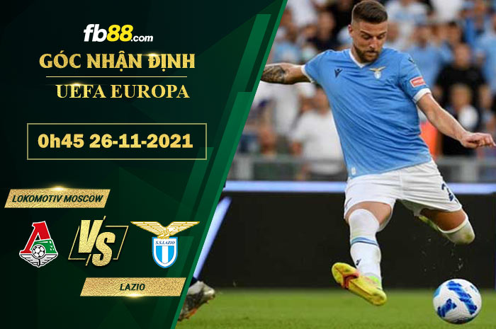 Fb88 soi kèo trận đấu Lokomotiv Moscow vs Lazio