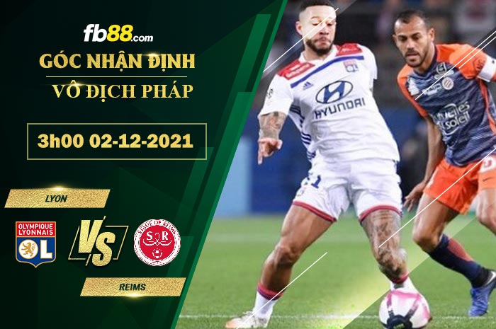 Fb88 soi kèo trận đấu Lyon vs Reims