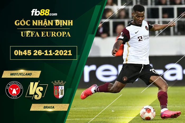 Fb88 soi kèo trận đấu Midtjylland vs Braga