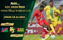 Fb88 soi kèo trận đấu Namibia vs Togo