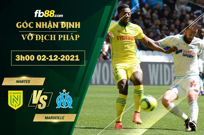 Fb88 soi kèo trận đấu Nantes vs Marseille