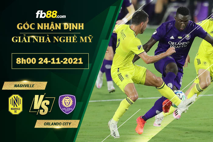 Fb88 soi kèo trận đấu Nashville vs Orlando City
