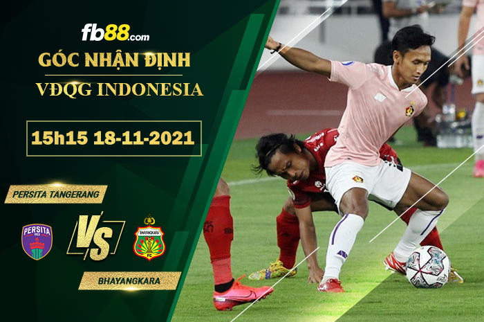 Fb88 soi kèo trận đấu Persita Tangerang vs Bhayangkara