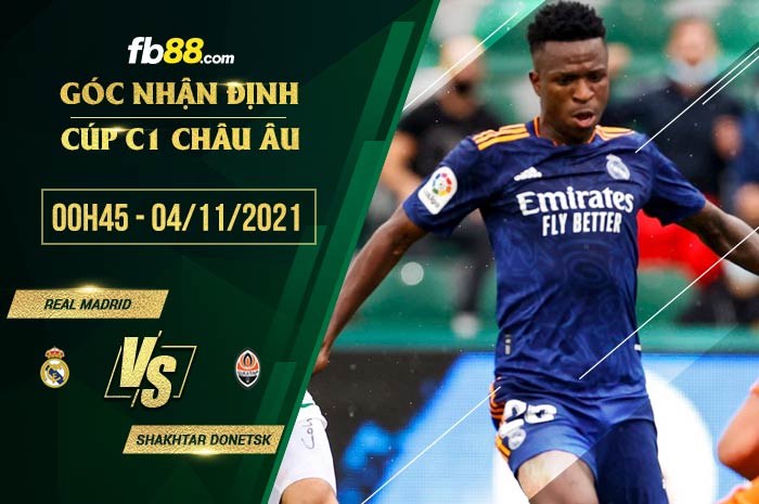fb88-soi kèo Real Madrid vs Shakhtar Donetsk