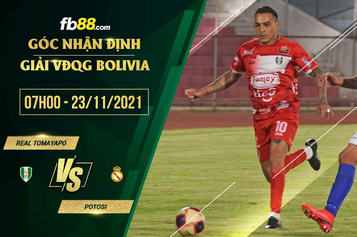 fb88-soi kèo Real Tomayapo vs Potosi