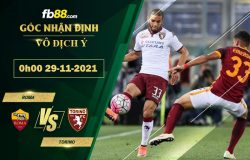 Fb88 tỷ lệ kèo trận đấu Roma vs Torino