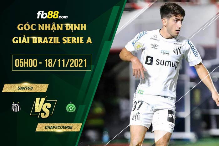 fb88-soi kèo Santos vs Chapecoense