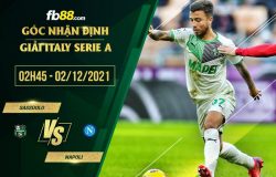 fb88-soi kèo Sassuolo vs Napoli