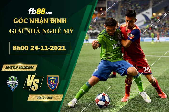 Fb88 soi kèo trận đấu Seattle Sounders vs Salt Lake