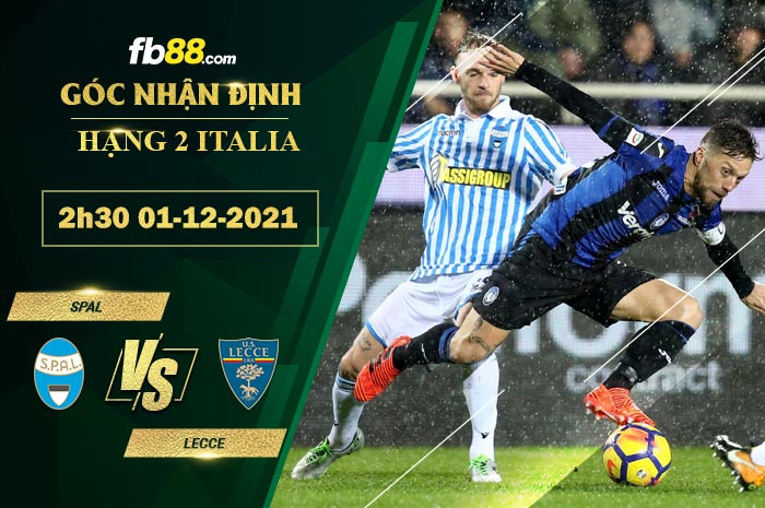 Fb88 soi kèo trận đấu Spal vs Lecce