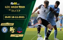 Fb88 soi kèo trận đấu Stockport County vs Bolton